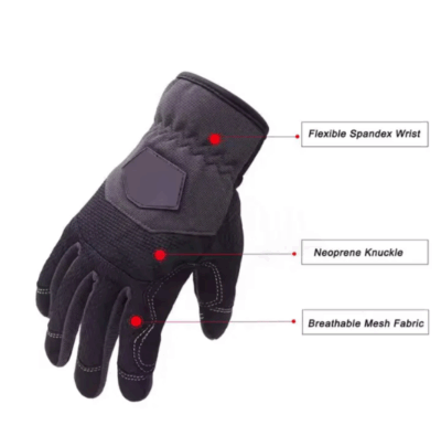 Leather mechanic gloves for car repair