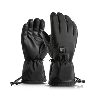 Waterproof heated winter skiing gloves
