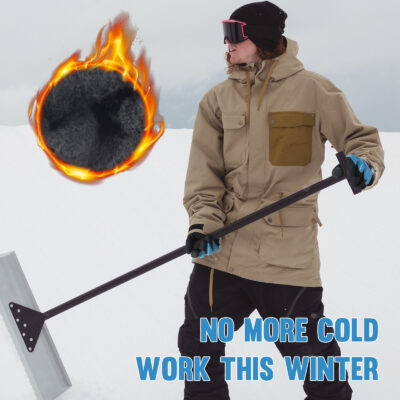 waterproof insulated winter grip work gloves