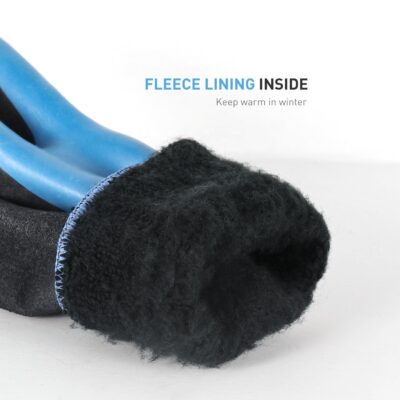 waterproof insulated winter grip work gloves
