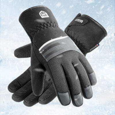 Waterproof warm winter ski gloves