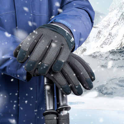 Waterproof warm winter ski gloves