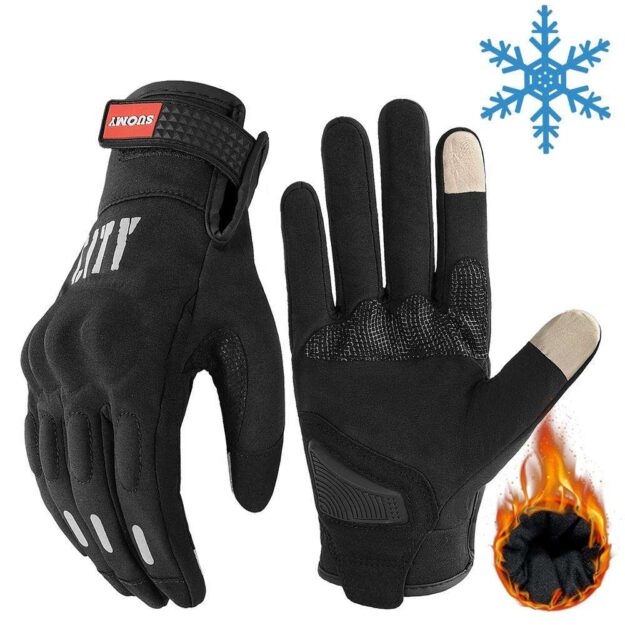 waterproof warm winter motorcycle gloves
